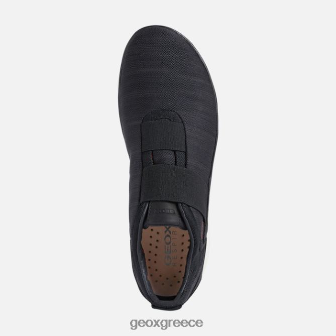 4DBLR0866 μαύρος Geox νεφέλωμα άνθρωπος