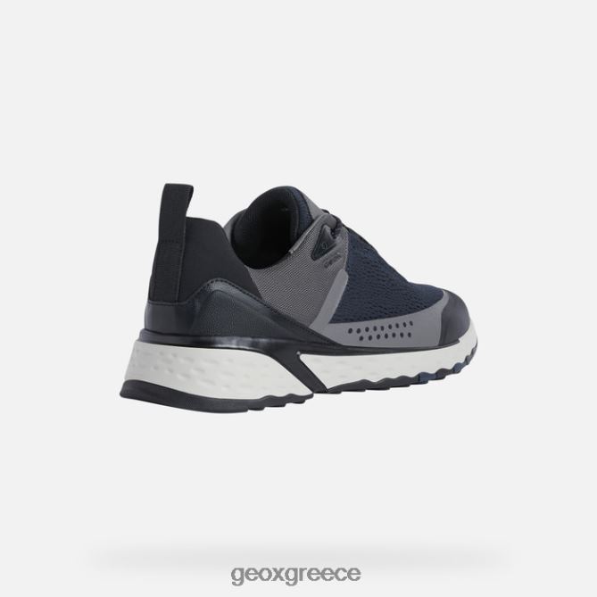 4DBLR0898 ναυτικό/γκρι Geox στερράτο άνθρωπος