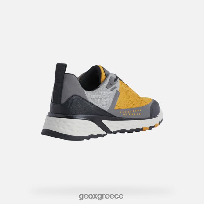4DBLR0899 ώχρα/lt γκρι Geox στερράτο άνθρωπος