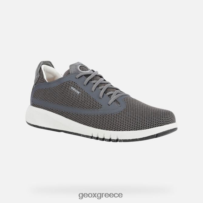 4DBLR0926 ανθρακίτης Geox aerantis άνθρωπος
