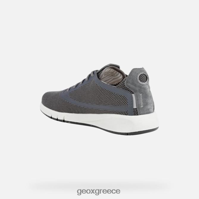 4DBLR0926 ανθρακίτης Geox aerantis άνθρωπος