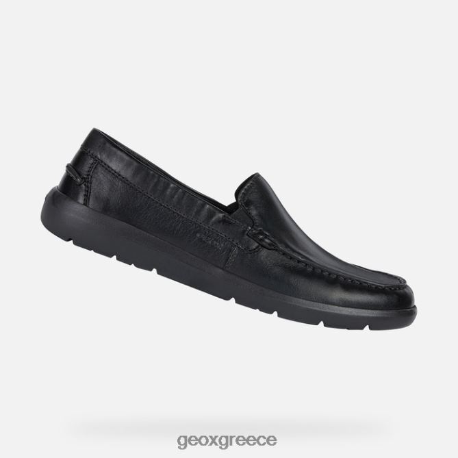 4DBLR01858 μαύρος Geox λεϊτάνος ​​άνθρωπος