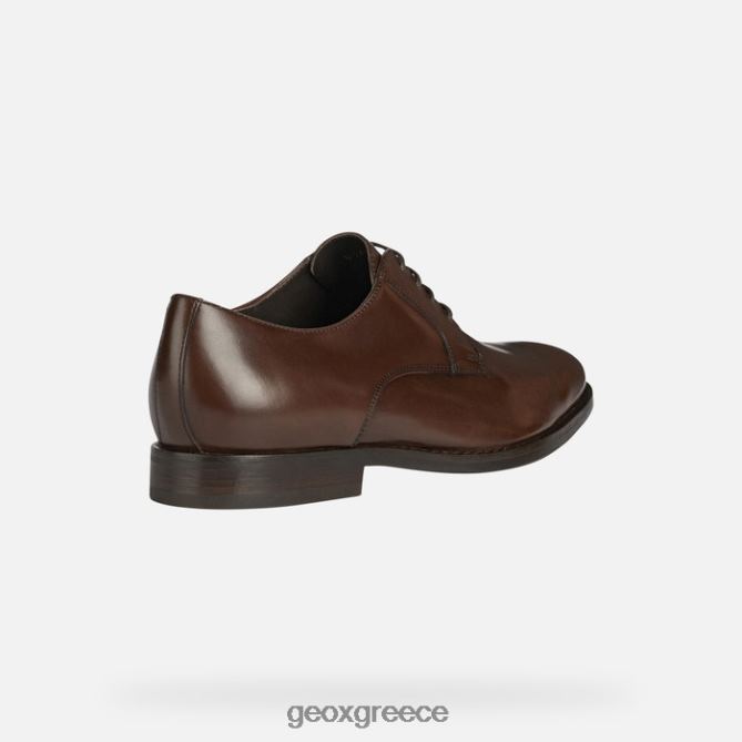 4DBLR0708 σκούρο καφέ Geox Χάμπστεντ άνθρωπος