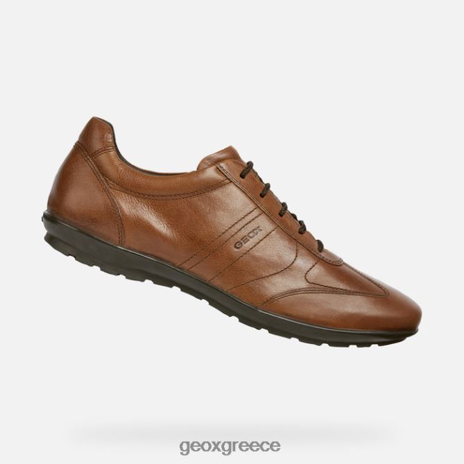 4DBLR01807 καφέ cotto Geox σύμβολο άνθρωπος