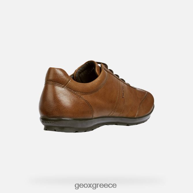 4DBLR01807 καφέ cotto Geox σύμβολο άνθρωπος