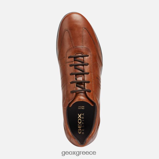 4DBLR01851 καφέ cotto Geox σύμβολο άνθρωπος