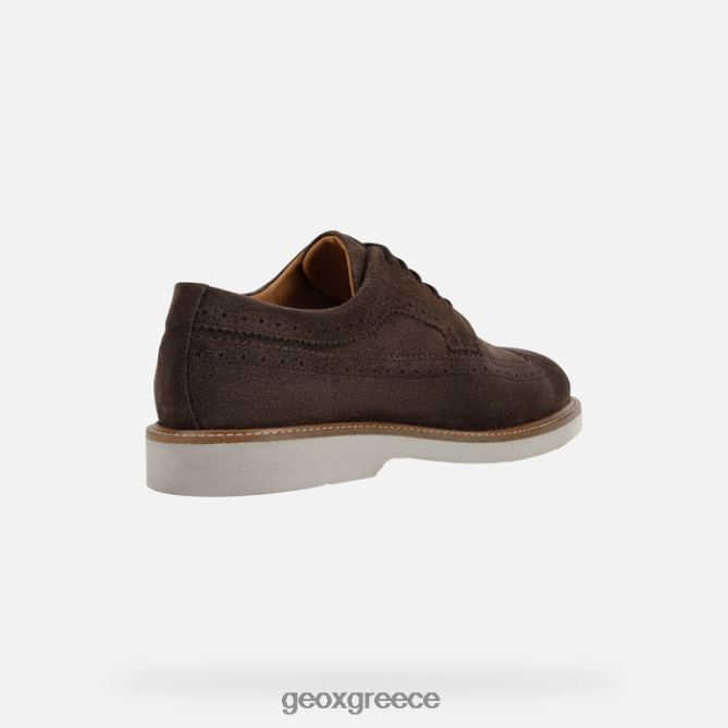4DBLR0929 σκούρο καφέ Geox gubbio άνθρωπος