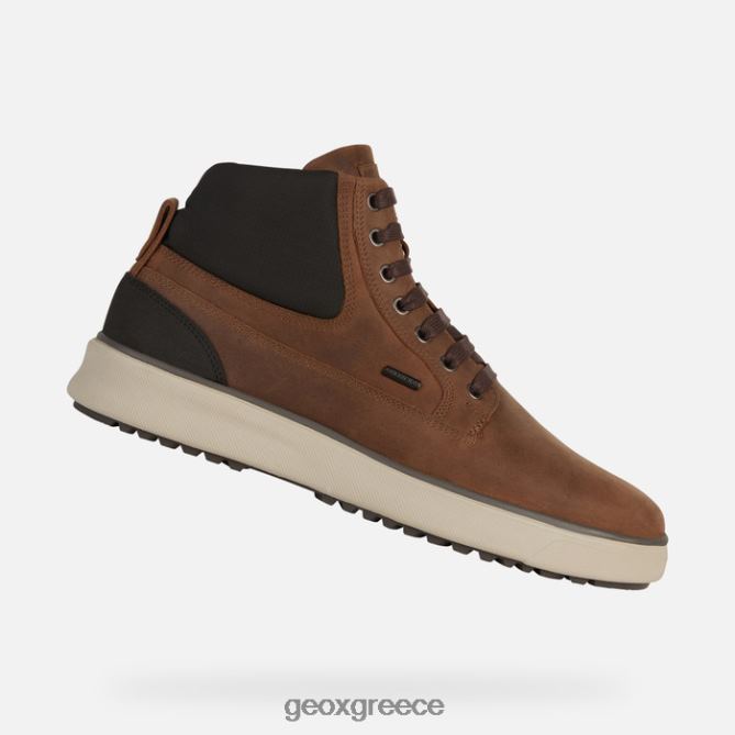 4DBLR01832 σκούρο καφέ Geox cervino abx άντρας