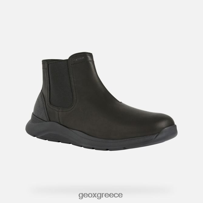 4DBLR0821 μαύρος Geox damiano άντρας