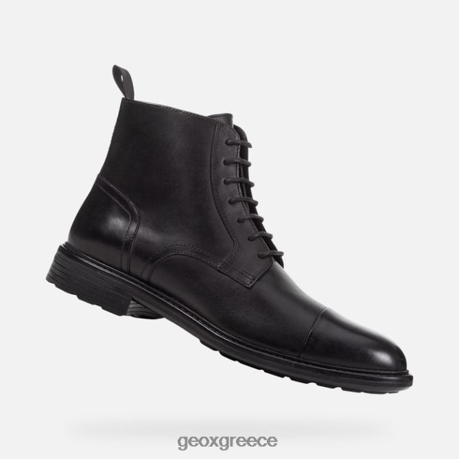 4DBLR0873 μαύρος Geox περπάτημα ευχαρίστηση άνθρωπος
