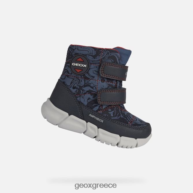 4DBLR0891 avio/κόκκινο Geox flexyper abx μωρό