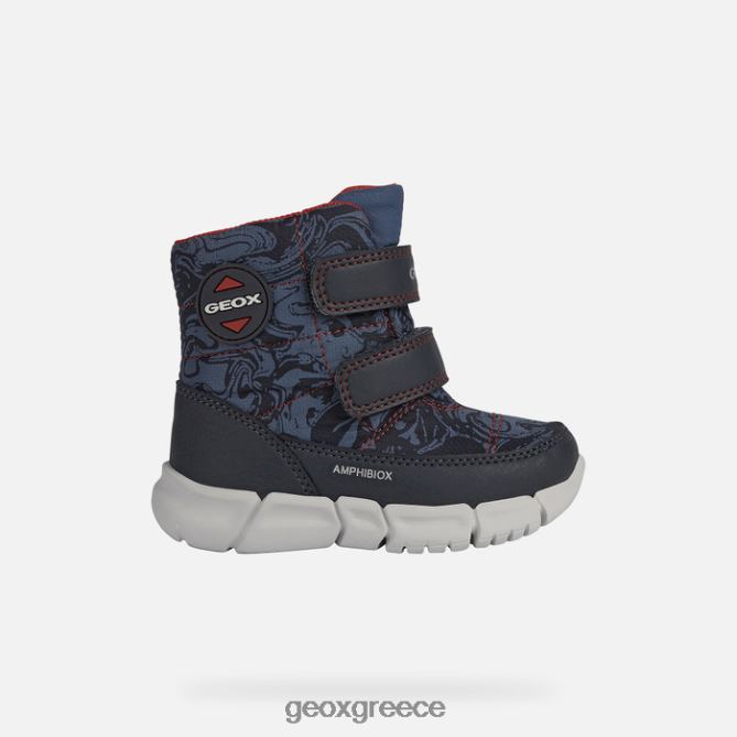 4DBLR0891 avio/κόκκινο Geox flexyper abx μωρό