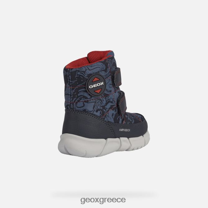 4DBLR0891 avio/κόκκινο Geox flexyper abx μωρό