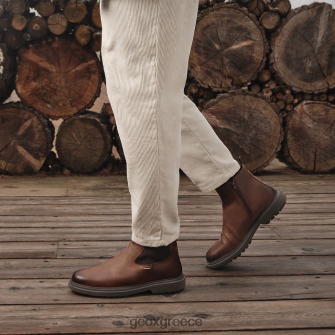 4DBLR0908 καφές Geox φαλόρια abx άντρας