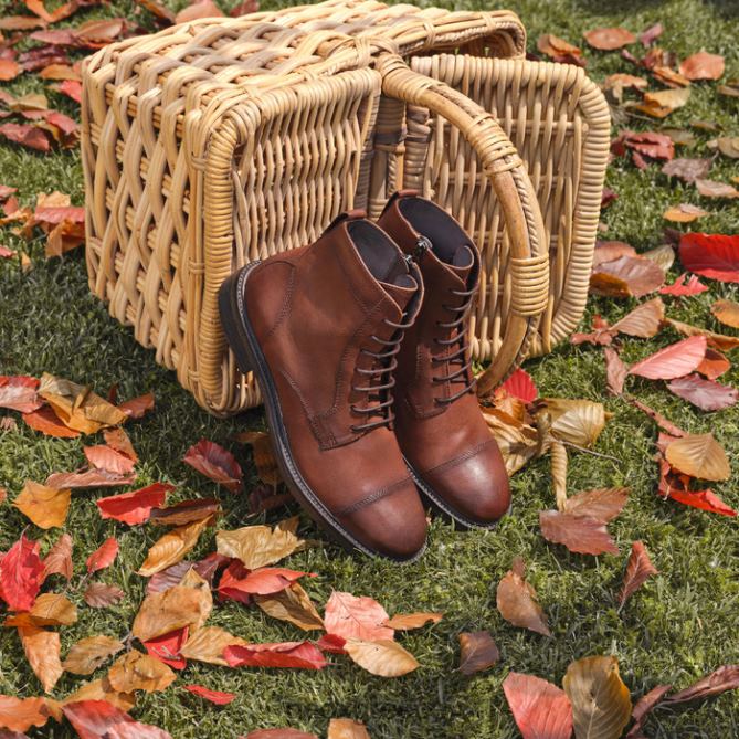 4DBLR0912 καφέ Geox aurelio άνθρωπος