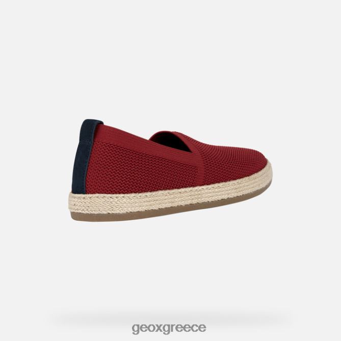 4DBLR0711 σκούρο κόκκινο Geox παντελερία άνθρωπος
