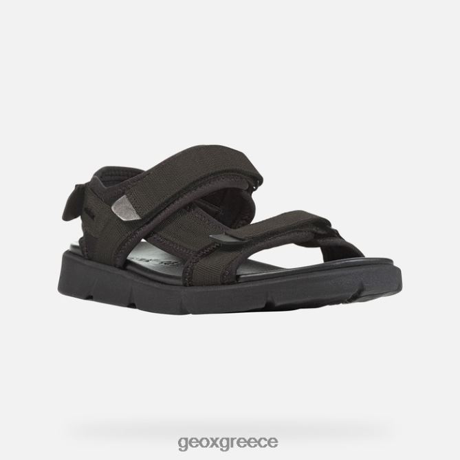 4DBLR0759 γκρι/μαύρο Geox xand 2s man
