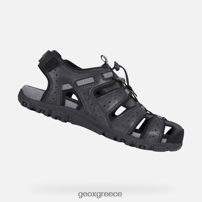 4DBLR0768 μαύρος Geox strada man