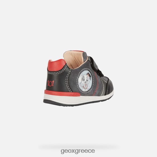 4DBLR01442 μαύρο/σκούρο γκρι Geox rishon μωρό