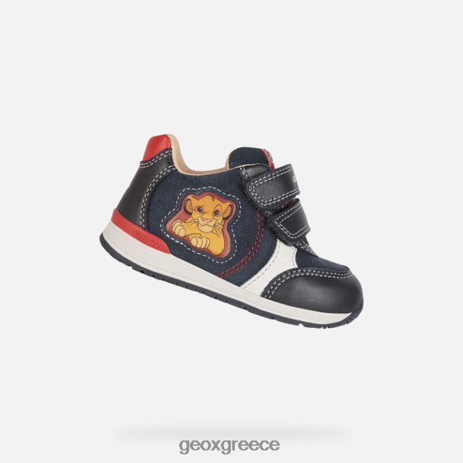 4DBLR01443 σκούρο ναυτικό/κόκκινο Geox rishon μωρό