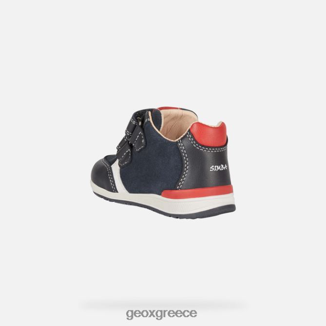 4DBLR01443 σκούρο ναυτικό/κόκκινο Geox rishon μωρό
