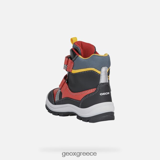 4DBLR01444 κόκκινο μαύρο Geox νήπιο flanfil abx