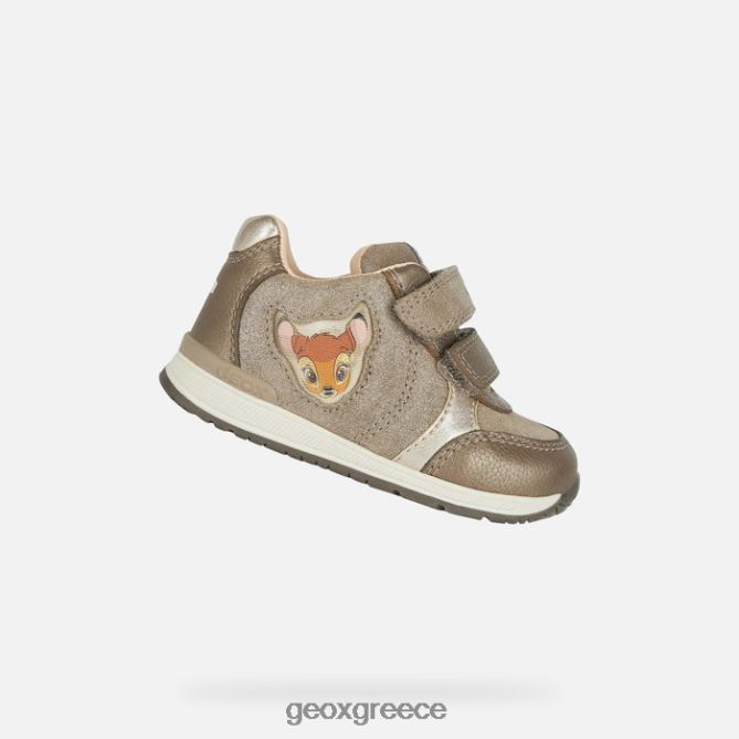 4DBLR01499 καπνός γκρι/πλατινένιος Geox rishon μωρό