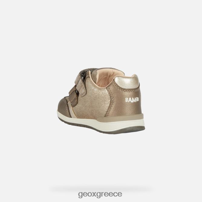 4DBLR01499 καπνός γκρι/πλατινένιος Geox rishon μωρό