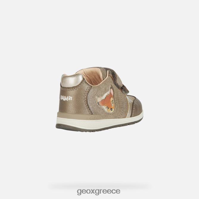 4DBLR01499 καπνός γκρι/πλατινένιος Geox rishon μωρό