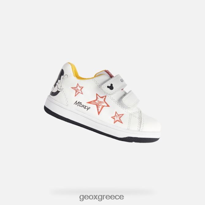 4DBLR01506 άσπρο μαύρο Geox νέα ταινία μωρό