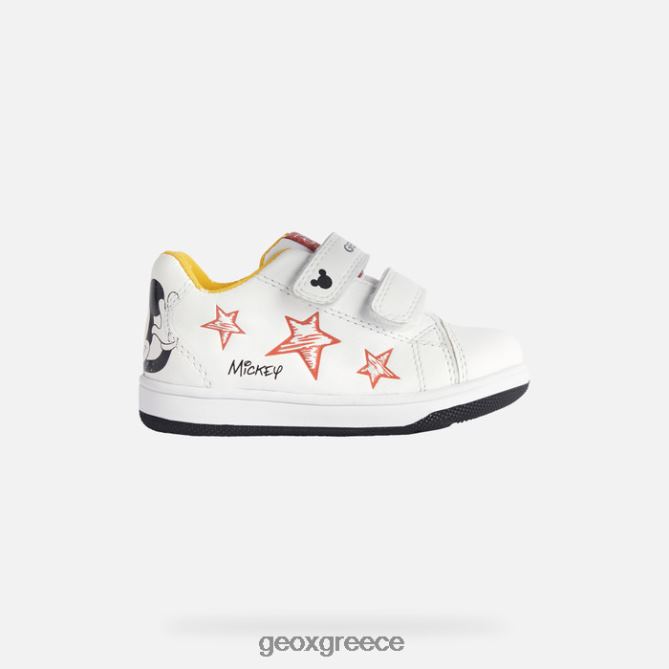 4DBLR01506 άσπρο μαύρο Geox νέα ταινία μωρό