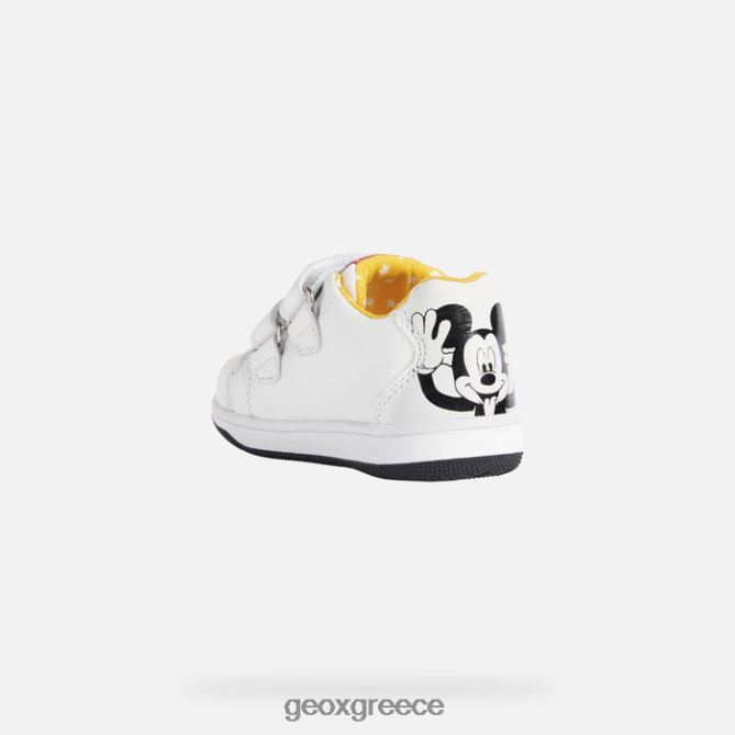 4DBLR01506 άσπρο μαύρο Geox νέα ταινία μωρό