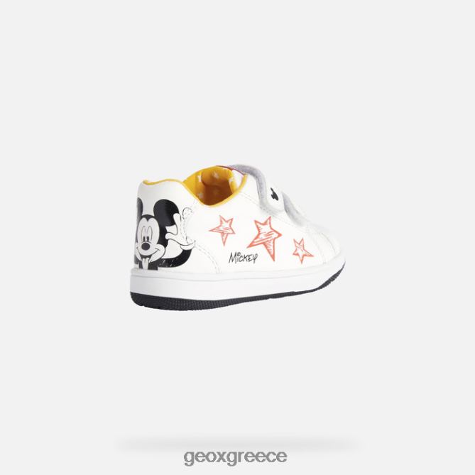 4DBLR01506 άσπρο μαύρο Geox νέα ταινία μωρό