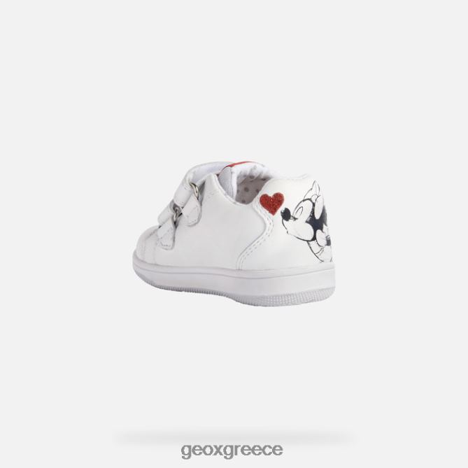 4DBLR01522 άσπρο Geox νέα ταινία μωρό