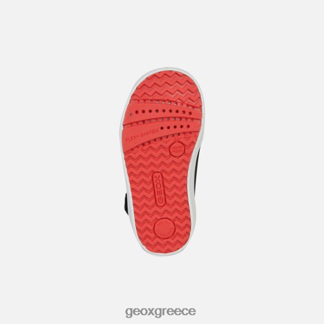 4DBLR01607 μαύρο κόκκινο Geox νήπιο ακτινίδιο