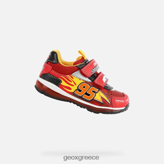 4DBLR01619 κόκκινο μαύρο Geox todo μωρό