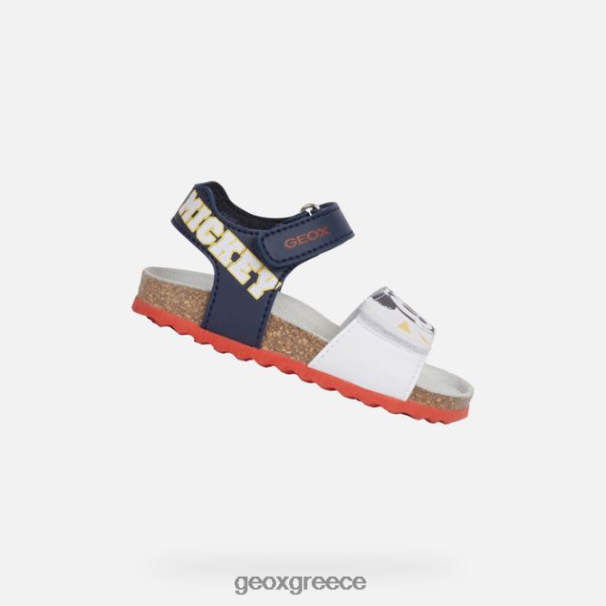 4DBLR01644 ναυτικό/λευκό Geox σανδάλι χαλκί μωρό