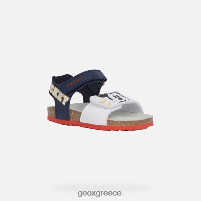 4DBLR01644 ναυτικό/λευκό Geox σανδάλι χαλκί μωρό