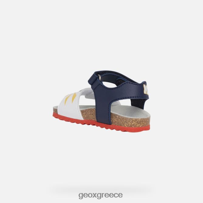 4DBLR01644 ναυτικό/λευκό Geox σανδάλι χαλκί μωρό