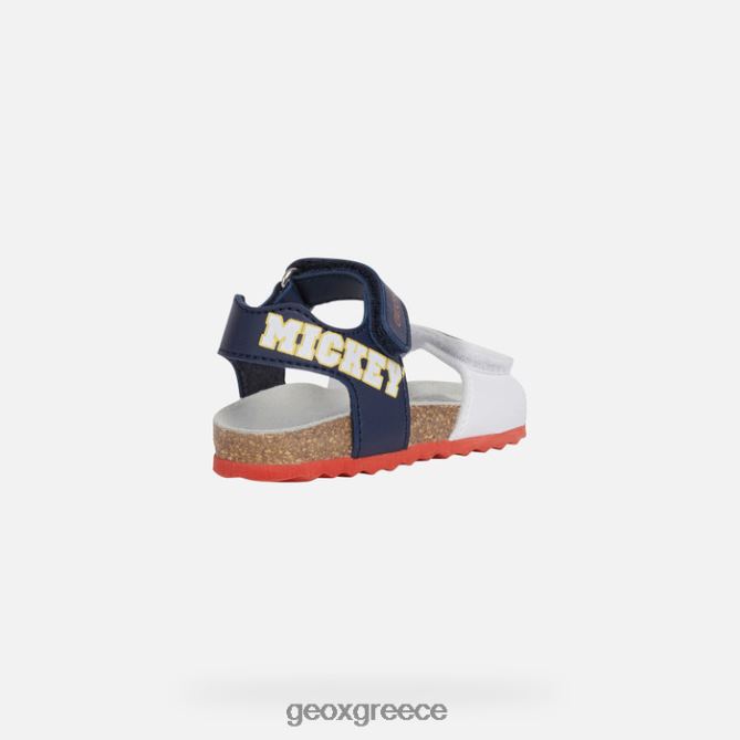 4DBLR01644 ναυτικό/λευκό Geox σανδάλι χαλκί μωρό